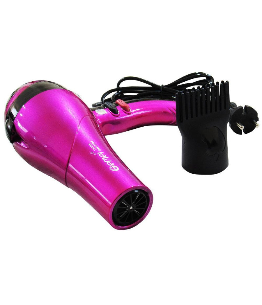 Asciugacapelli Phono Professionale Potenza 1500watt 3 Velocità  Diffusore Gm-1704         