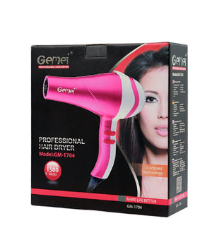 Asciugacapelli Phono Professionale Potenza 1500watt 3 Velocità  Diffusore Gm-1704         