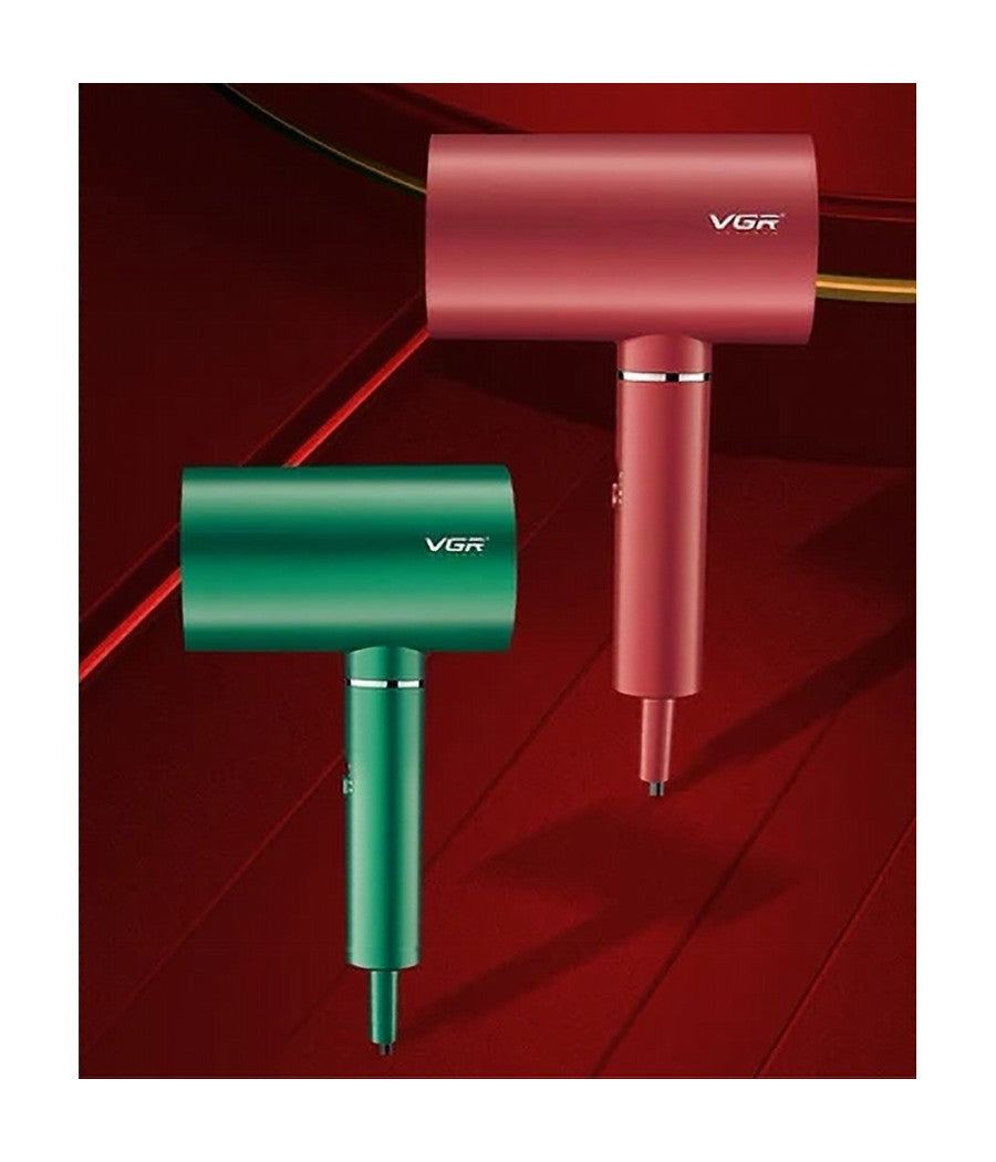 Asciugacapelli Professionale 1600-1800w Doppia Protezione Surriscaldamento V-431         