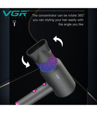 Asciugacapelli Professionale 2000w 2 Velocità  Concentratore Pulsante Cool Shot V-400         