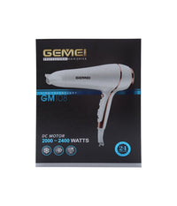 Asciugacapelli Professionale 2400 W Phon Per Salone 3 Velocità  Beccuccio Gm-108         