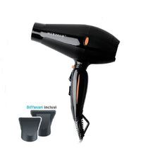 Asciugacapelli Professionale Phon 2000w Fono 3 Temperature 2 Velocità  Piega Asc-ca02         
