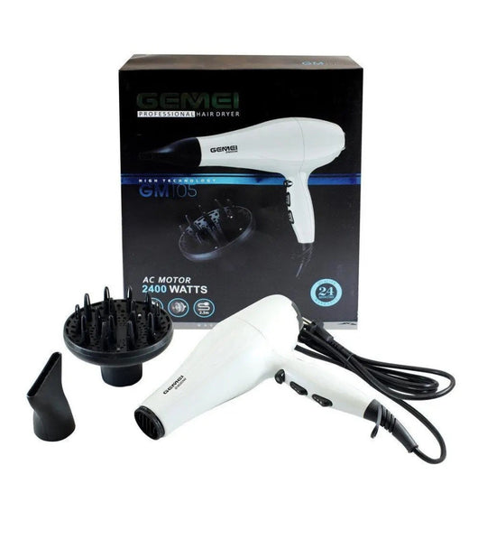 Asciugacapelli Professionale Phon 2400 Watt Styling Capelli Diffussore Gm-105         