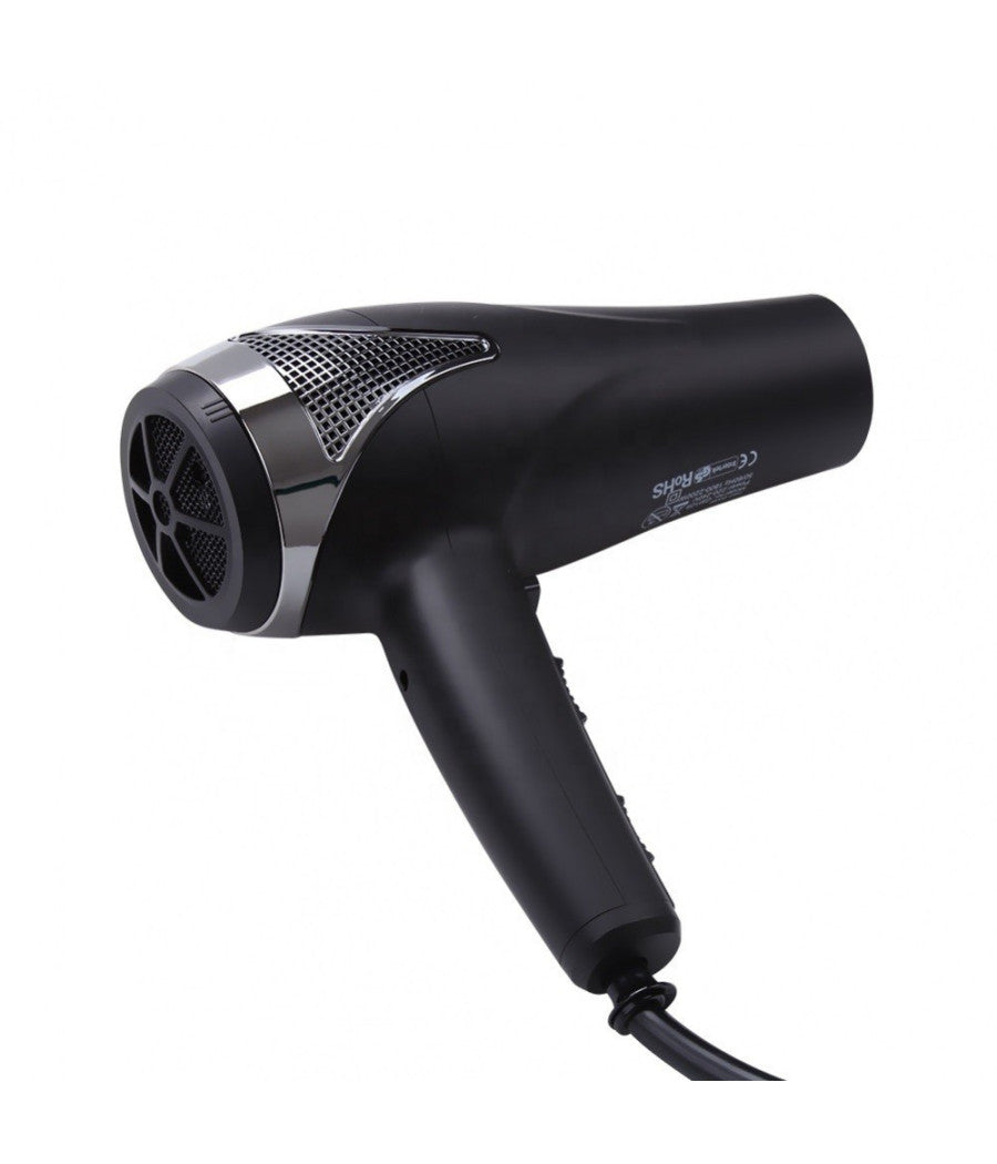 Asciugacapelli Professionale Phon Corda Retrattile 1800-2200w 2 Velocità  Gm-129         