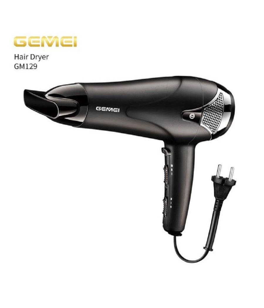 Asciugacapelli Professionale Phon Corda Retrattile 1800-2200w 2 Velocità  Gm-129         