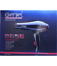 Asciugacapelli Professionale Phon Gm1753 2400w 2 Velocita' Pulsante Vento Freddo         