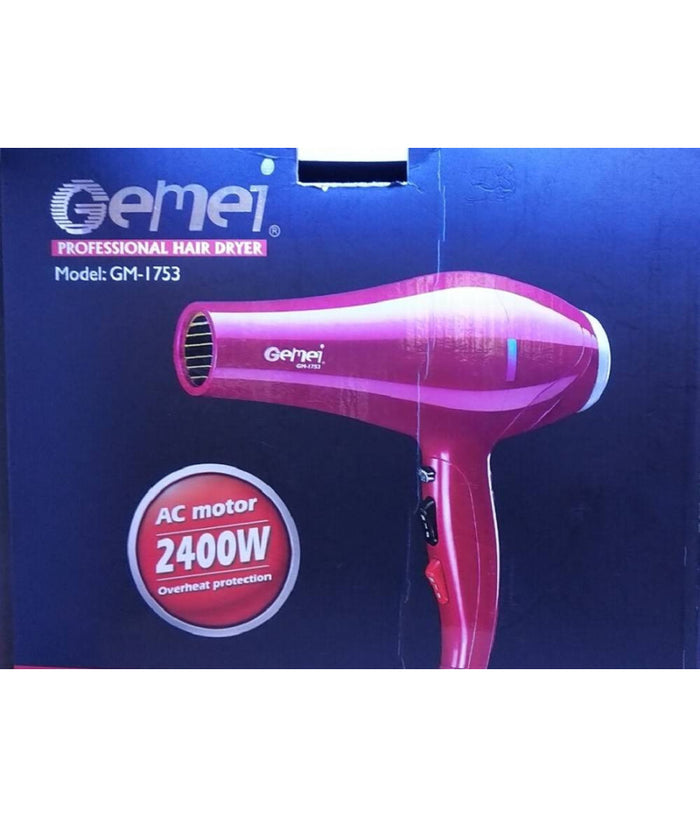 Asciugacapelli Professionale Phon Gm1753 2400w 2 Velocita' Pulsante Vento Freddo         