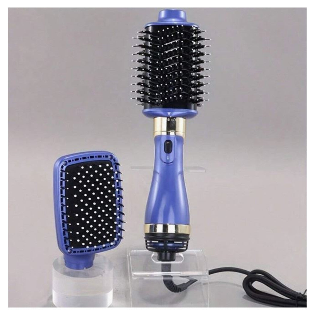 Trade Shop - Asciugacapelli Styler Volumizzante 2 In 1 Professionale Spazzola Elettrica Ad Aria Calda -