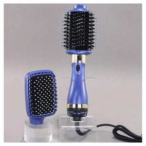 Trade Shop - Asciugacapelli Styler Volumizzante 2 In 1 Professionale Spazzola Elettrica Ad Aria Calda -
