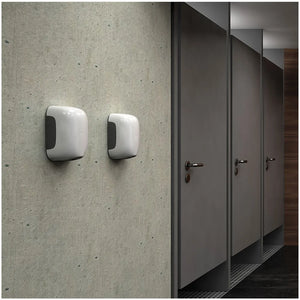 Asciugamani elettrico con fotocellula 900W in ABS bianco