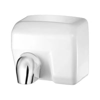 Asciugamani elettrico con sensore 2400W in acciaio bianco lucido