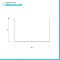 Asciugamani ospite per bagno 100% cotone turchese cobalto 40x60 cm