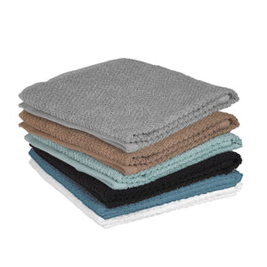 Asciugamani ospite per bagno 100% cotone turchese cobalto 40x60 cm