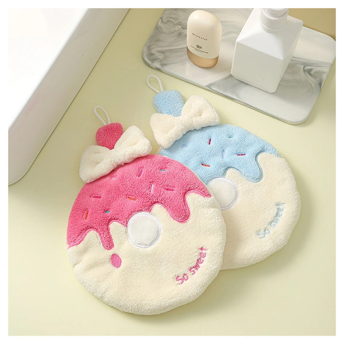 Trade Shop - Asciugamano Assorbente Salvietta Asciugatura Rapida Stile Dolci Per Cucina Bagno 10775         