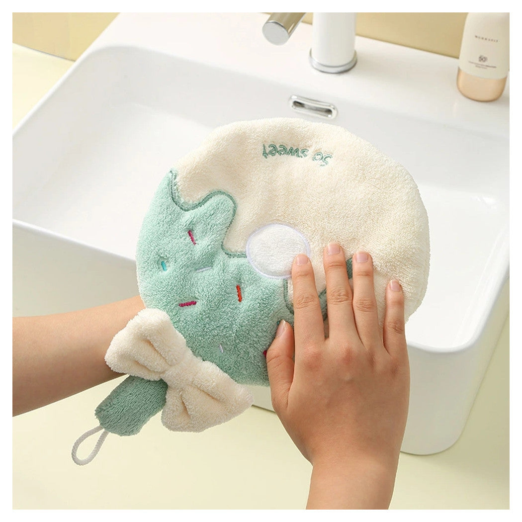 Trade Shop - Asciugamano Assorbente Salvietta Asciugatura Rapida Stile Dolci Per Cucina Bagno 10775         