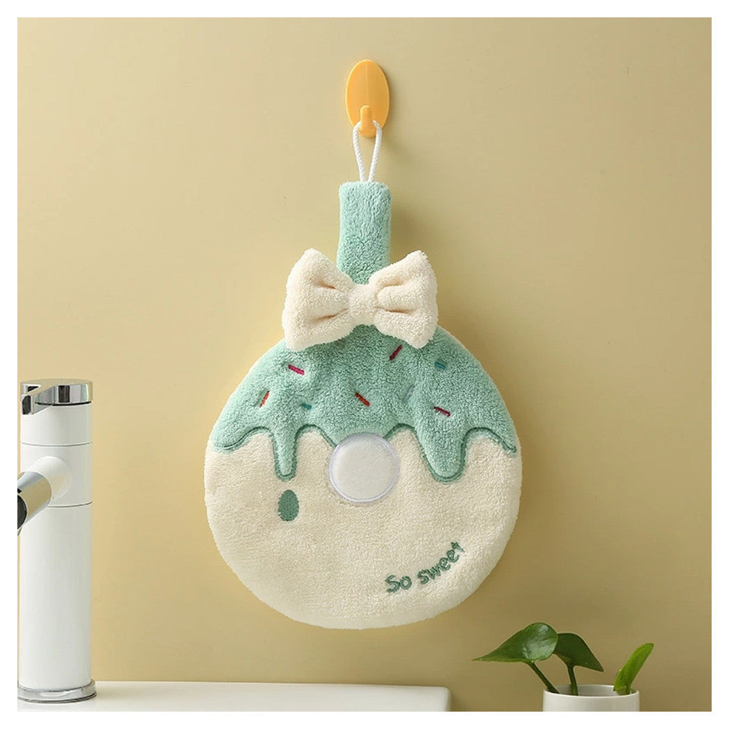 Trade Shop - Asciugamano Assorbente Salvietta Asciugatura Rapida Stile Dolci Per Cucina Bagno 10775         