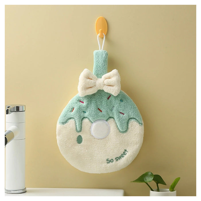 Trade Shop - Asciugamano Assorbente Salvietta Asciugatura Rapida Stile Dolci Per Cucina Bagno 10775         