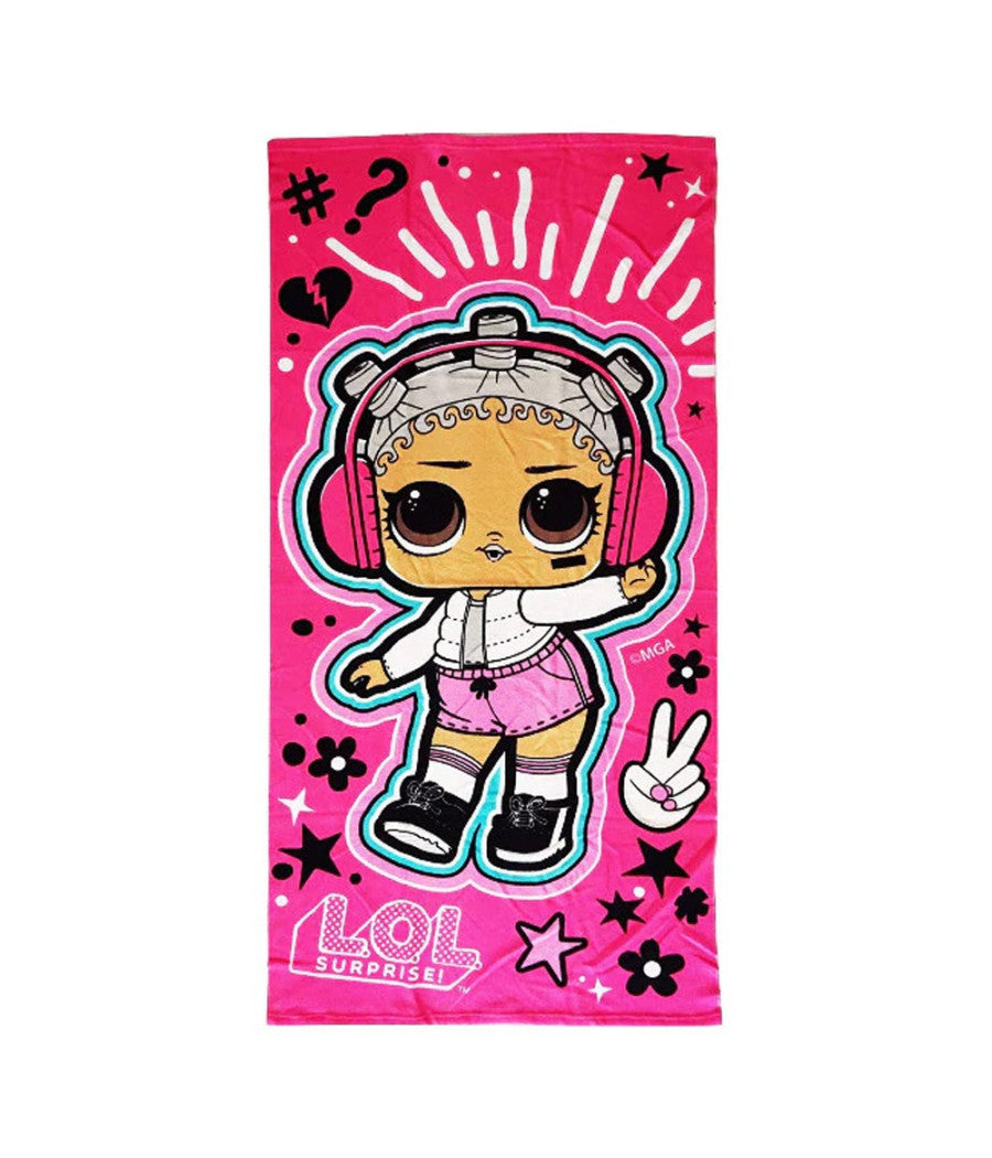 Telo Mare In Cotone + Borsone Lol Surprise Mare Piscina Asciugamano Doccia Lol         