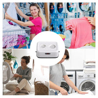 Trade Shop - Asciugatrice Piccola Portatile Per Bucato Vestiti Biancheria Bambini Uso Domestico         