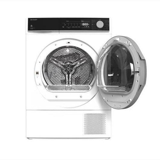 Asciugatrice Sharp 10 kg pompa di calore KDNHB0S7GWD Classe D