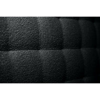 Letto 135x190 cm con testata imbottita - tessuto bouclé