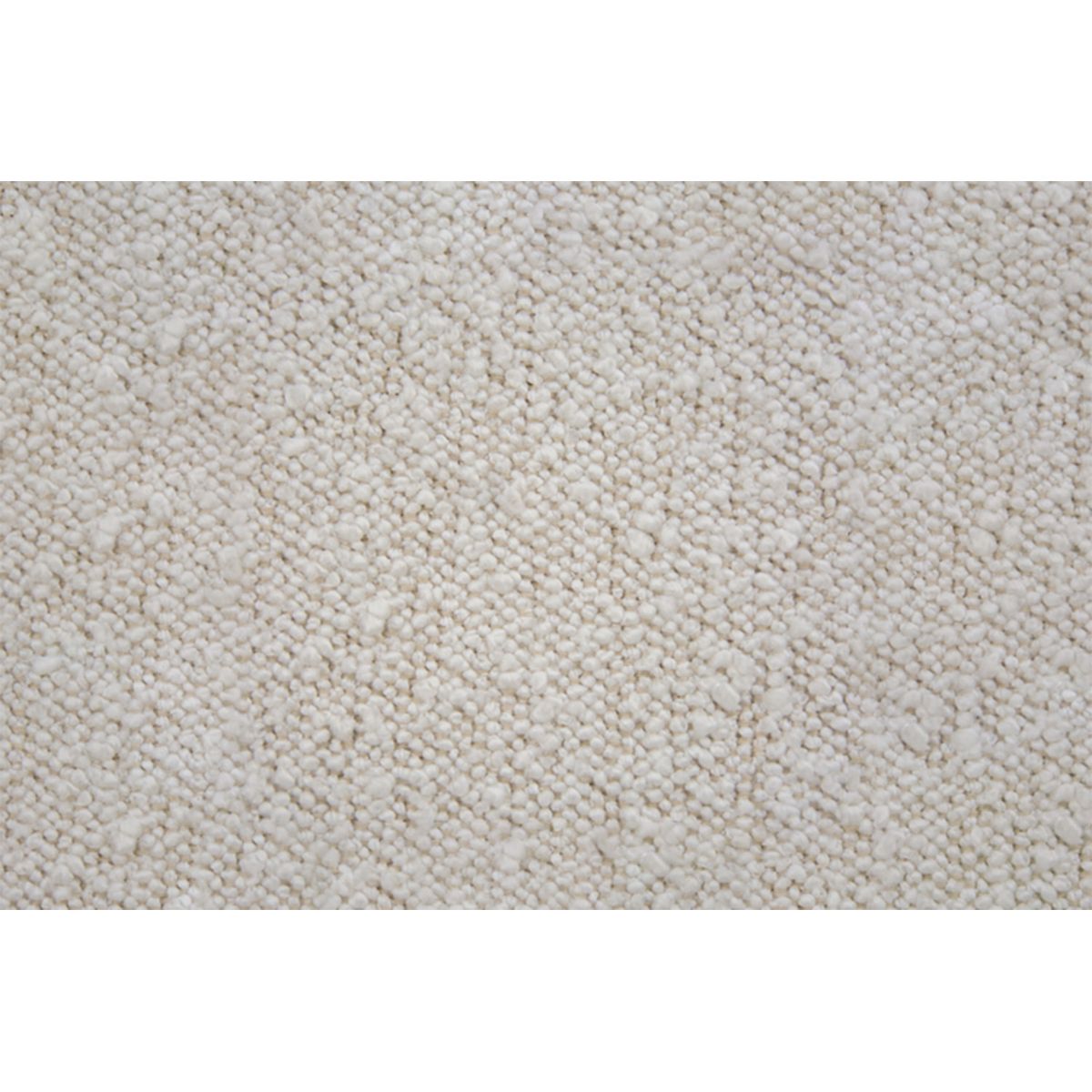 Letto 135x190 cm con testata imbottita - tessuto bouclé