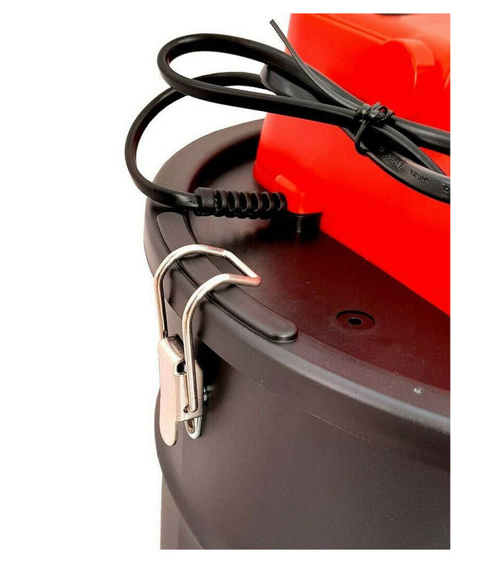 Aspiracenere 1200w Bidone Aspirapolvere Capacita' 18lt Aspiratore Cenere Foglie         