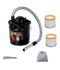 Aspiracenere Ribitech Cenerix 1200w 18 Lt Bidone Cenere Stufe Pellet Camino         