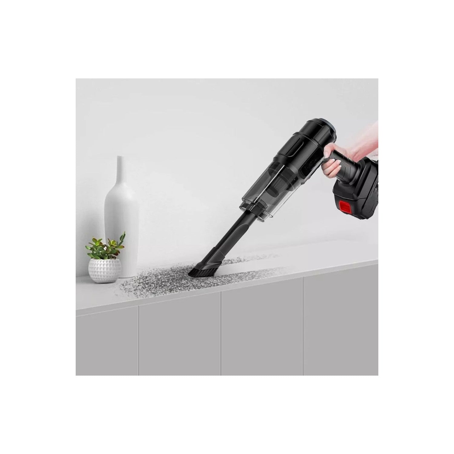 Aspirapolvere Aspirabriciole Portatile Senza Fili Doppia Batteria 24v 07640         