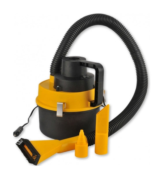 Aspirapolvere Bidone 4,5l 93-120w Con Tubo Flessibile Auto Accendisigari Camper         
