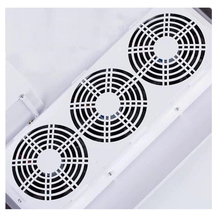 Trade Shop - Aspirapolvere Professionale Per Unghie 40 W Aspiratore Per Manicure Pedicure Bianco         