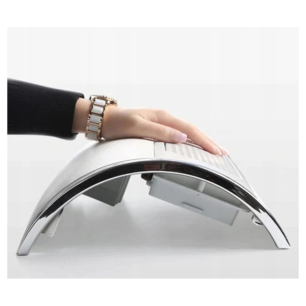 Trade Shop - Aspirapolvere Professionale Per Unghie 40 W Aspiratore Per Manicure Pedicure Bianco         