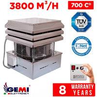 ASPIRATORE PER CAMINO In ACCIAIO Professionale Aspirafumo Elettrico Tiracamino Tirafumo Fumaiolo Comignolo Per Bbq stufe