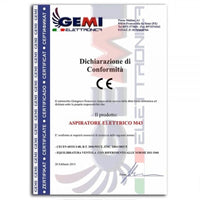 ASPIRATORE PER CAMINO Gemi Elettronica In ACCIAIO Canna Fumaria Tonda 20 Cm Aspirafumo Elettrico Tiracamino Barbecue