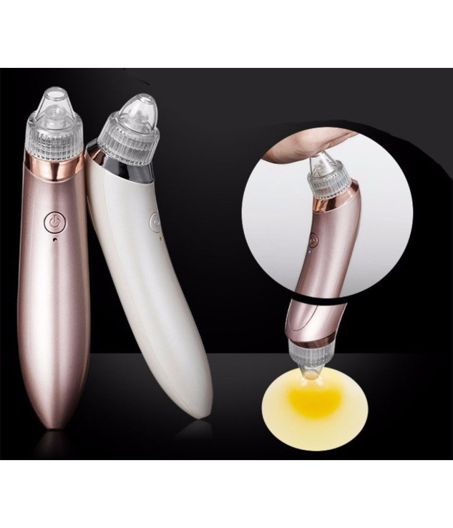 Aspiratore Rimuovere Punti Neri Ad Ultrasuoni Pulizia Viso Facciale Portatile         