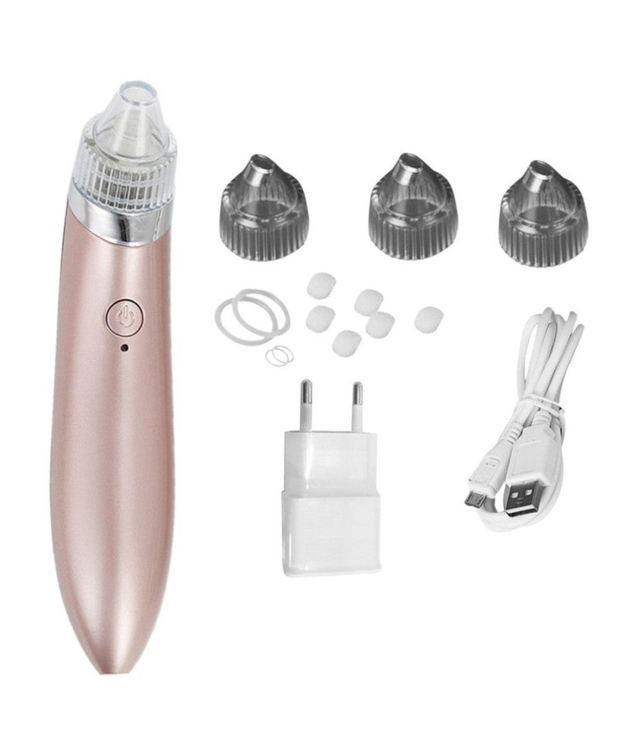 Aspiratore Rimuovere Punti Neri Ad Ultrasuoni Pulizia Viso Facciale Portatile         