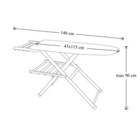 Asse da Stiro in Legno Cheto con Porta caldaia – Eleganza, Stabilità e Funzionalità