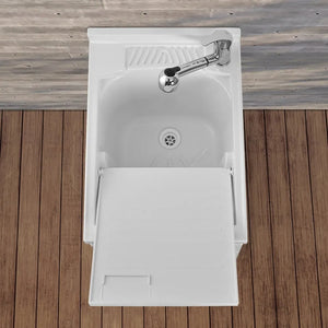 Asse lavapanni 36,6x40,8 cm in PVC per lavatoio in resina 45x60 cm