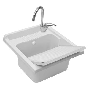 Asse lavapanni 41x35 cm in PVC per lavatoio in resina 50x50 cm