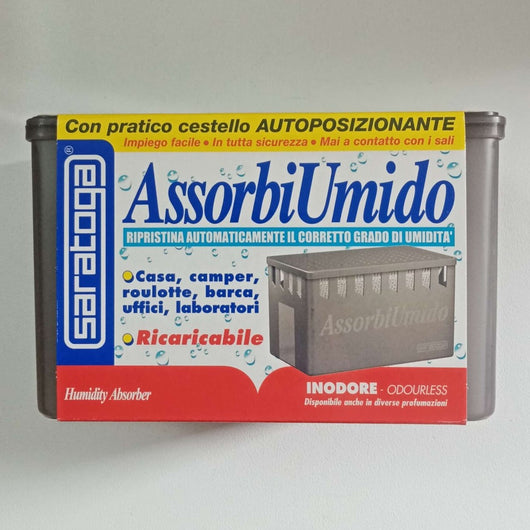 Assorbiumido in vaschetta fragranza neutra con 1 ricarica da 450gr