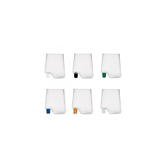 Assortimento Gamba de Vero Zafferano Bicchiere in vetro borosilicato box 6 pezzi