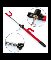 Asta Blocca Sterzo Per Volante Auto Antifurto Sicurezza Macchina Anti Theft 60cm         