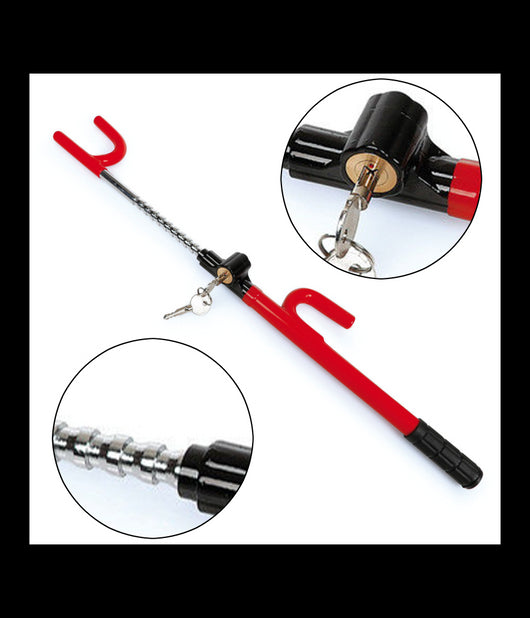 Asta Blocca Sterzo Per Volante Auto Antifurto Sicurezza Macchina Anti Theft 60cm         