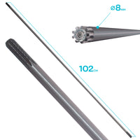 Prolunga decespugliatori asta ø26x1030mm trasmissione 9 denti connettore rapido