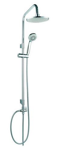 Asta Doccia Mix MERKUR LED in acciaio cromato e ABS anticalcare - NO BRAND