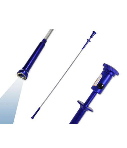 Asta Magnetica Con Manico Flessibile Pinza Artiglio Prensile Retrattile Luce Led         