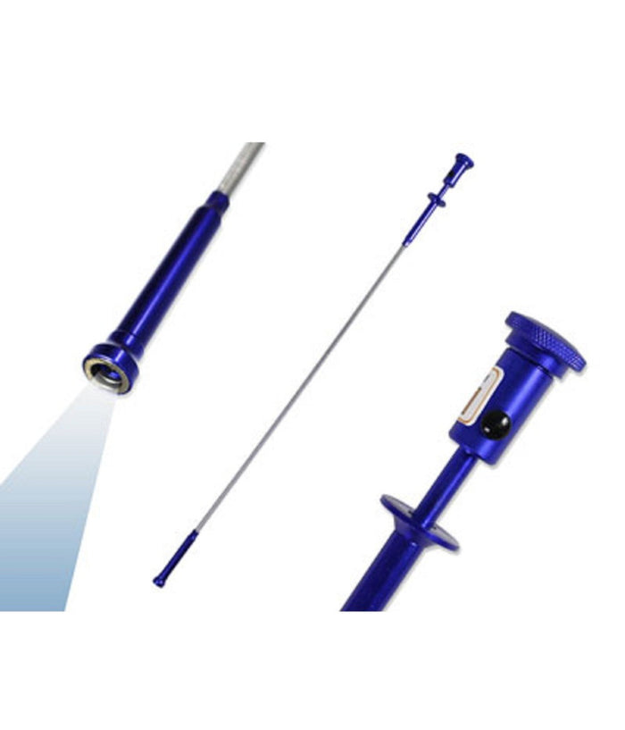 Asta Magnetica Con Manico Flessibile Pinza Artiglio Prensile Retrattile Luce Led         