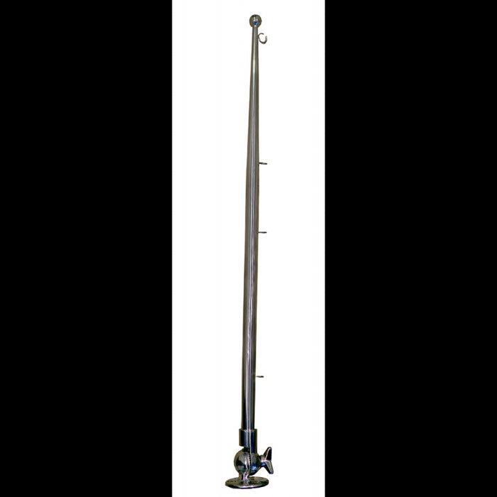 ASTA PORTA BANDIERA INOX