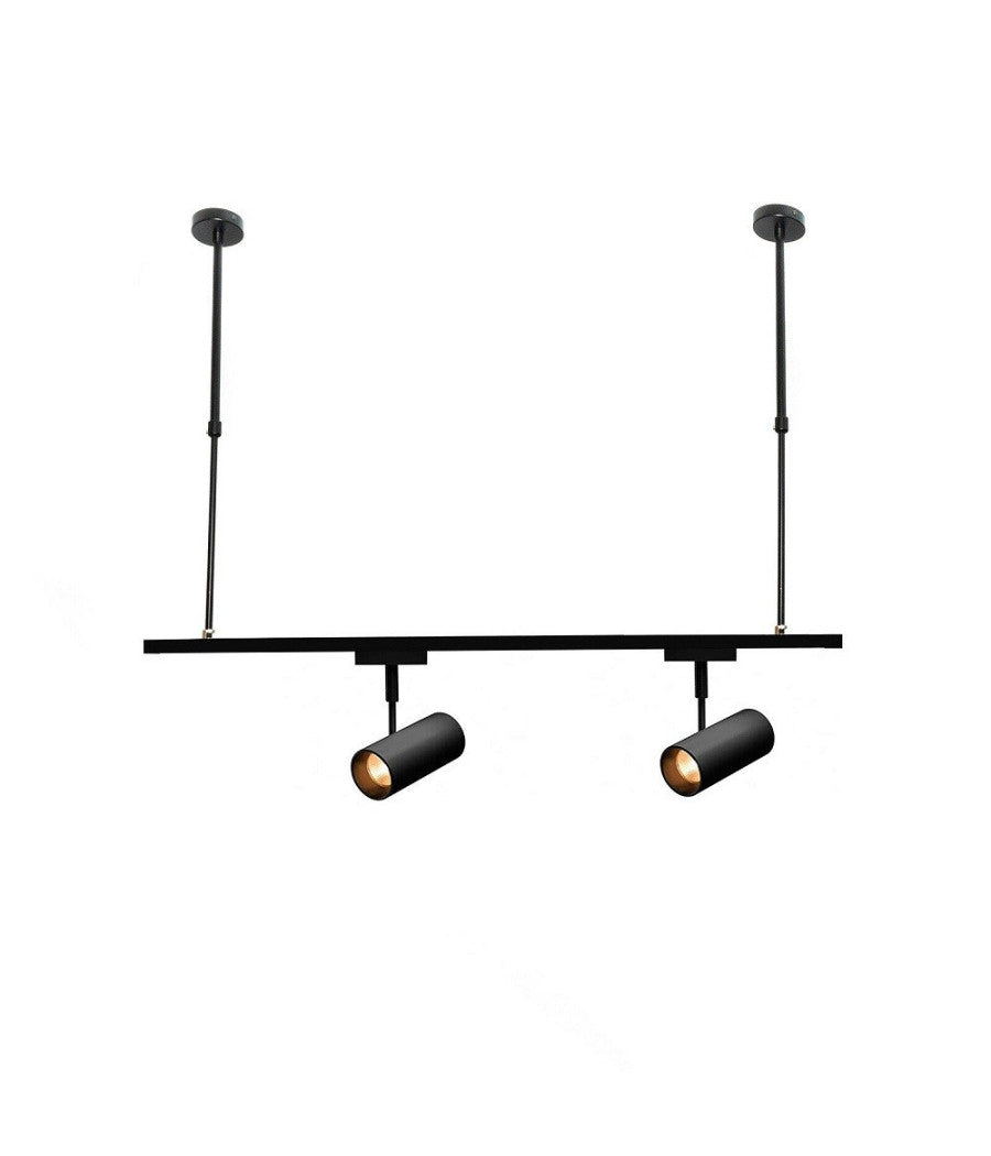 Asta Regolabile Per Faretti A Binario Elettrico Staffa A Soffitto 1 Mt T-100cm         