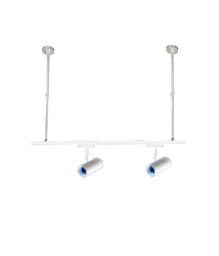 Asta Regolabile Per Faretti A Binario Elettrico Staffa A Soffitto 1 Mt T-100cm         